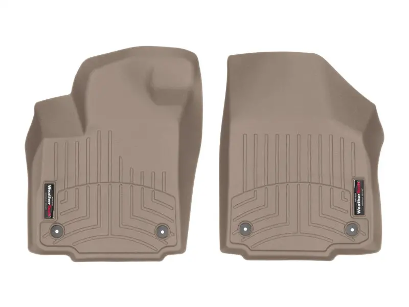 Weathertech 10-15 Honda Crosstour Front Floorliner - Tan (2Wd; Twist Retention) 1