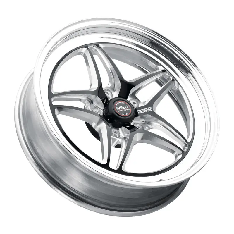 Weld S81 18X11 / 5X115 Bp / 6.1In Bs Black Wheel (High Pad) - Non-Beadlock 1