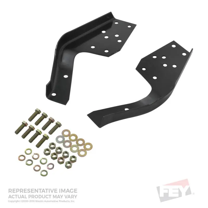 Westin/Fey Universal Bumper Mounting Kit For Ford F-150/F-250 Light/Heavy Duty (1967–1998) – Black 1