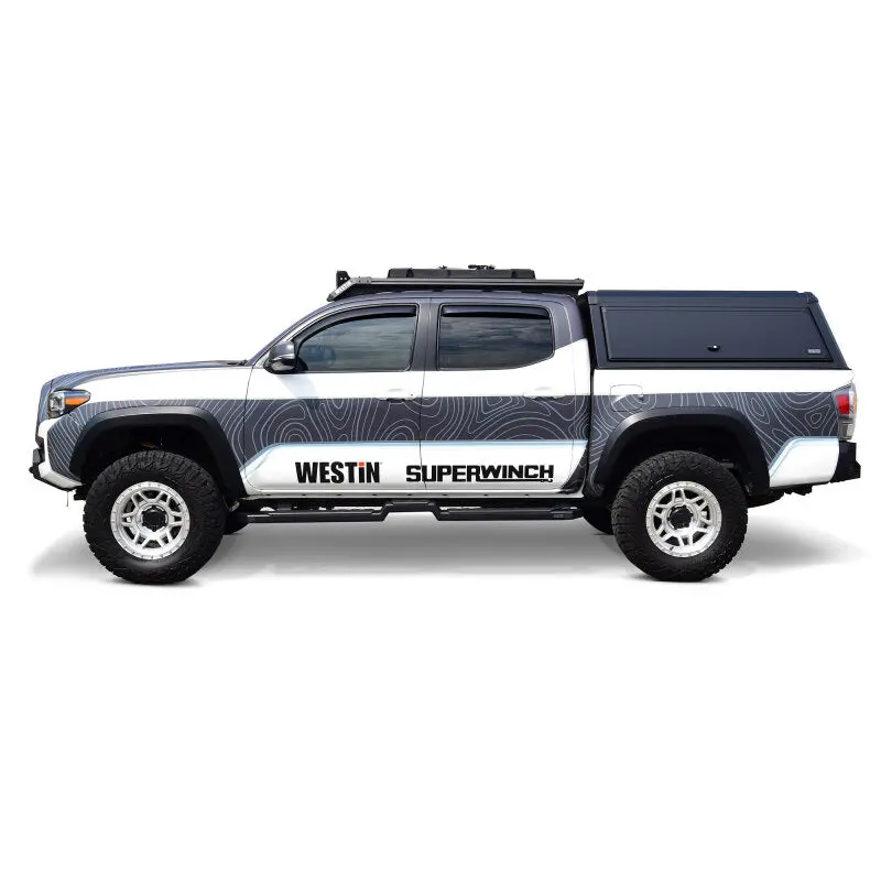 Westin Hdx Running Boards For 2005–2023 Toyota Tacoma Double Cab – Heavy-Duty Construction – Textured Black 1